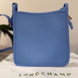 Longchamp Le Foulonné Small Zip Leather Crossbody